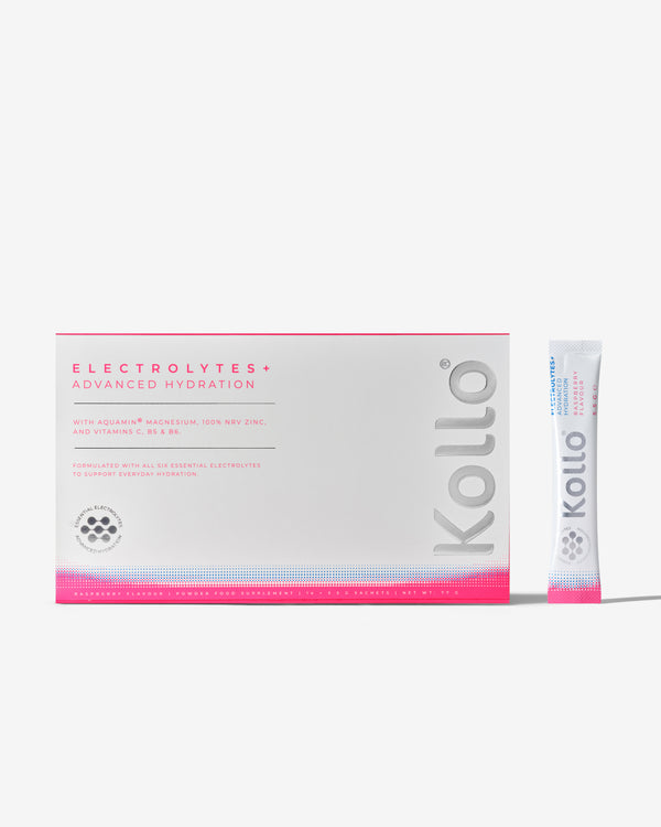 KOLLO® ELECTROLYTES+ ADVANCED HYDRATION RASPBERRY