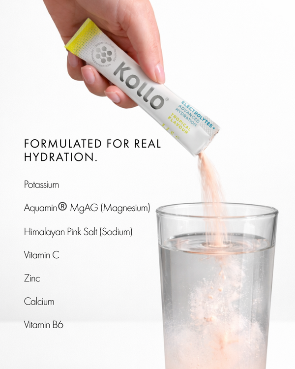 KOLLO® ELECTROLYTES+ ADVANCED HYDRATION TROPICAL